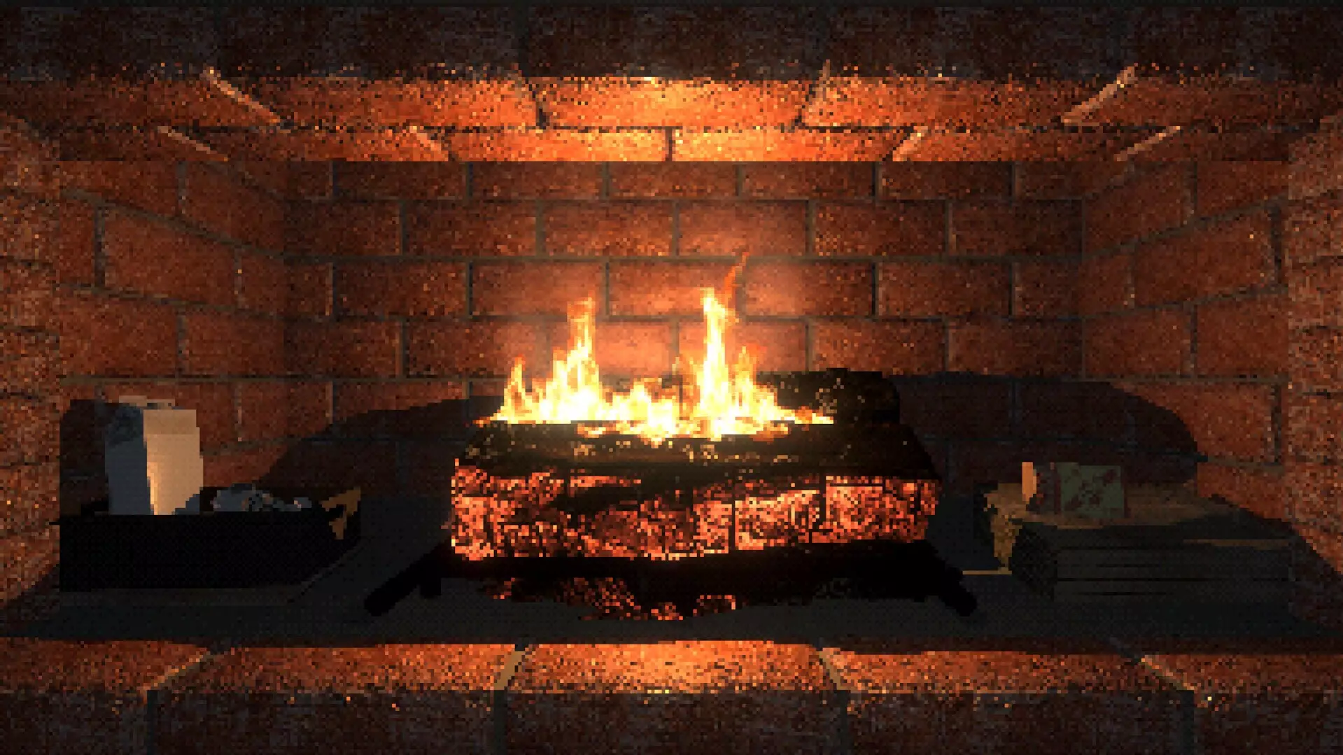 Virtual Interactive Fireplace
