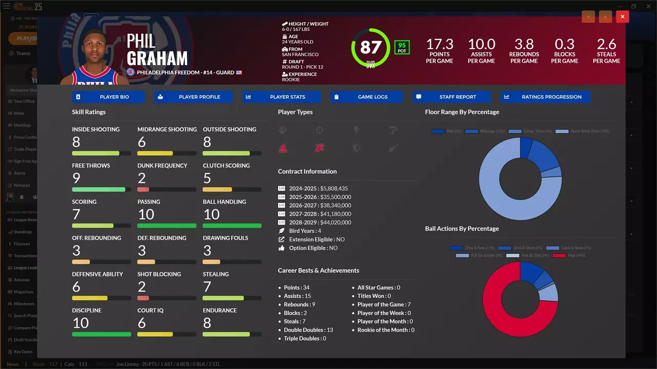 -Draft Day Sports: Pro Basketball 2025-游戏截图-好玩游戏库