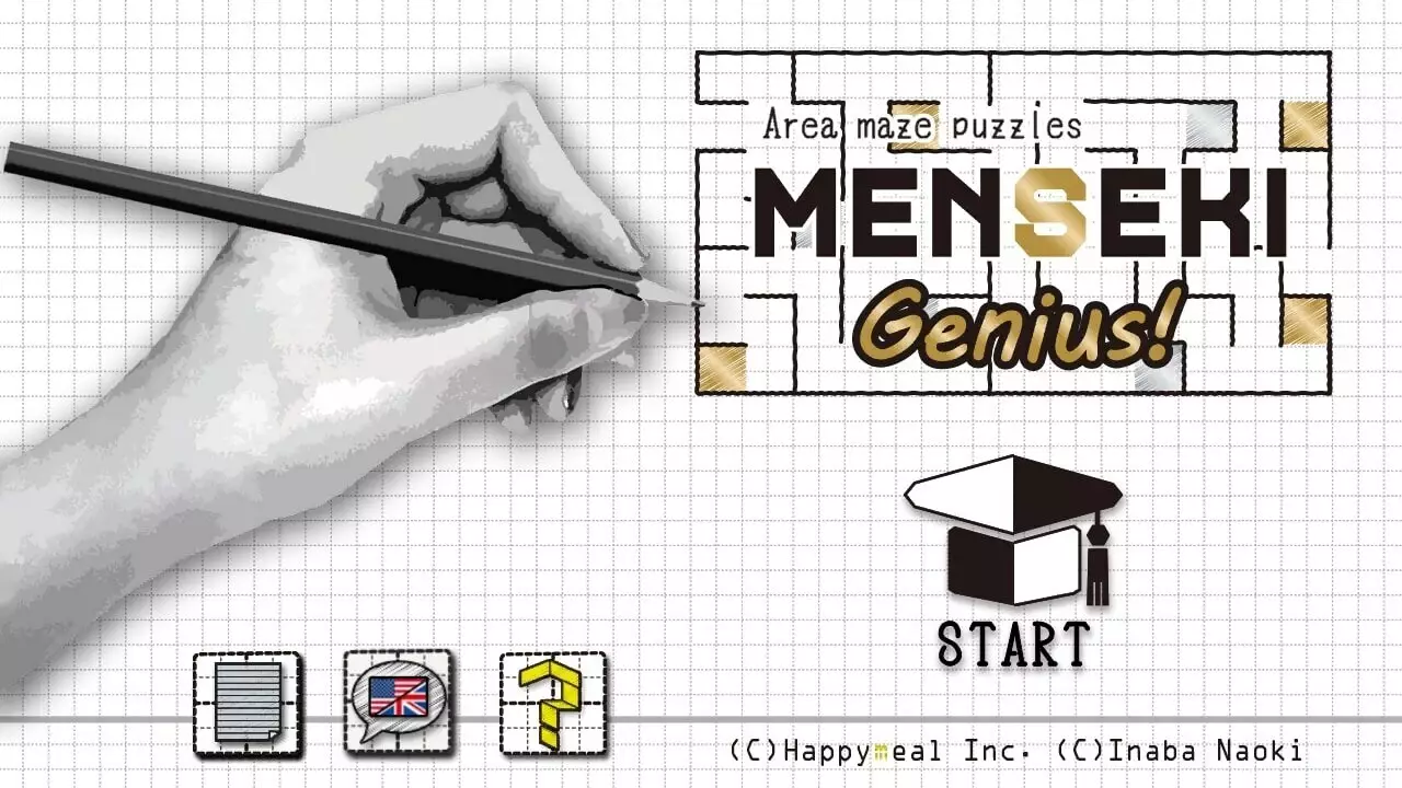 MENSEKI Genius!: Area maze puzzles