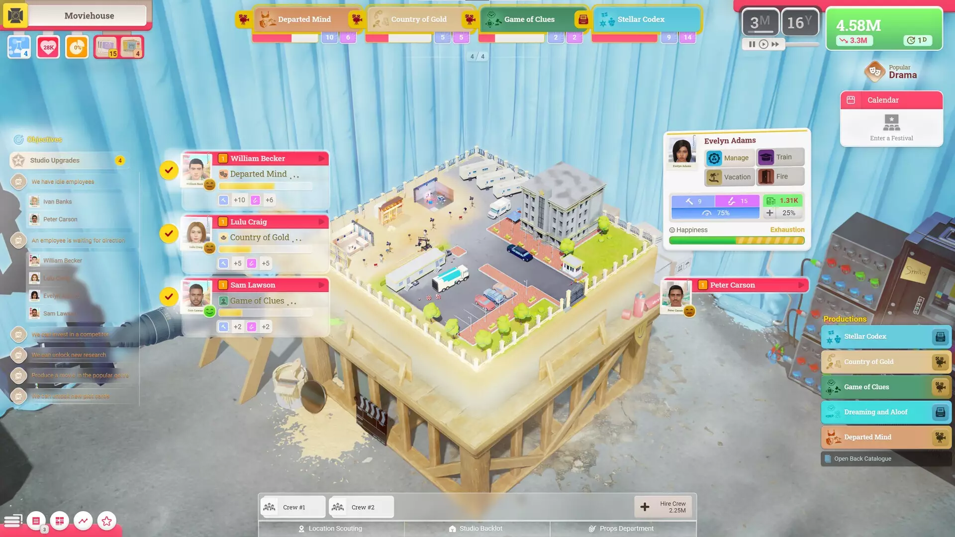 -Moviehouse – The Film Studio Tycoon-游戏截图-好玩游戏库