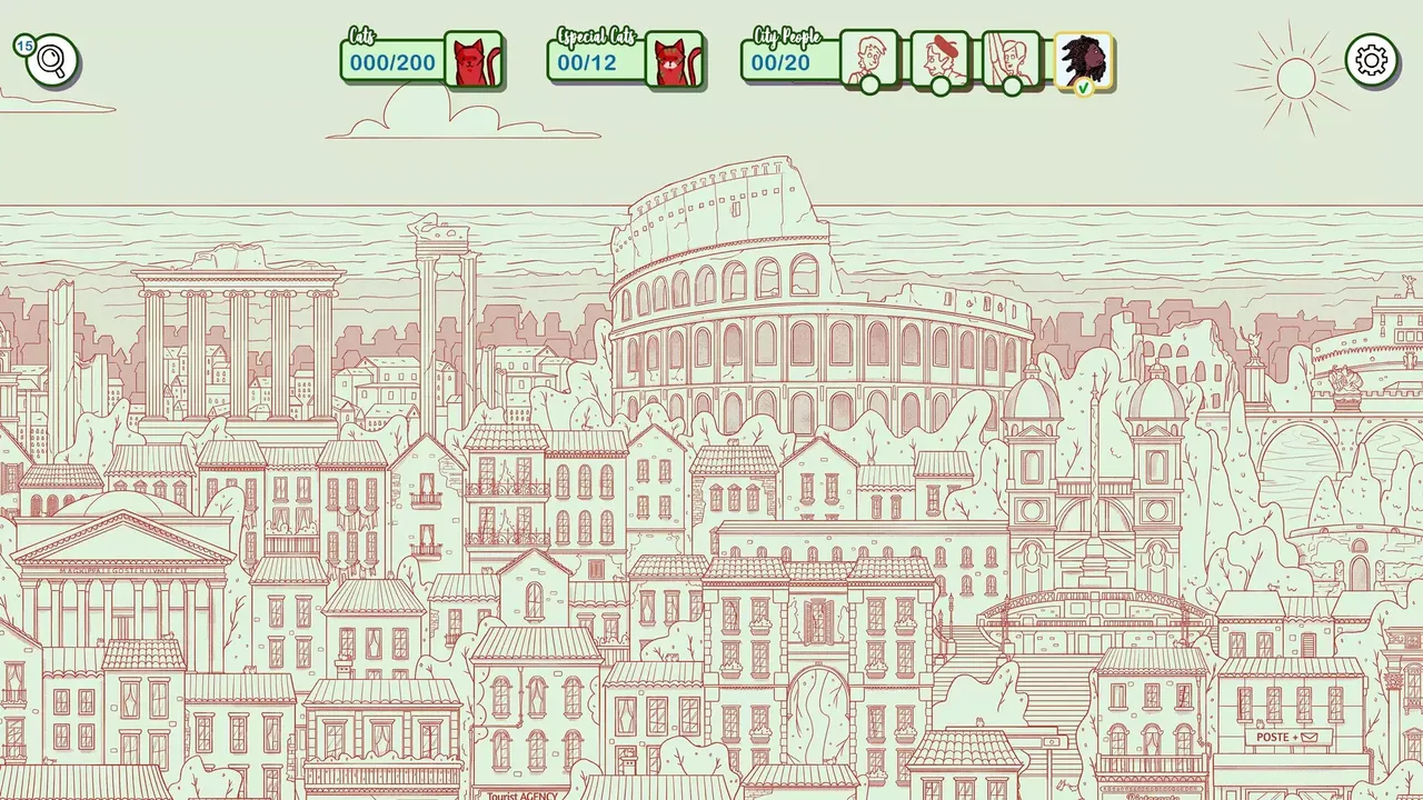 -Hidden Cats in Rome-游戏截图-好玩游戏库