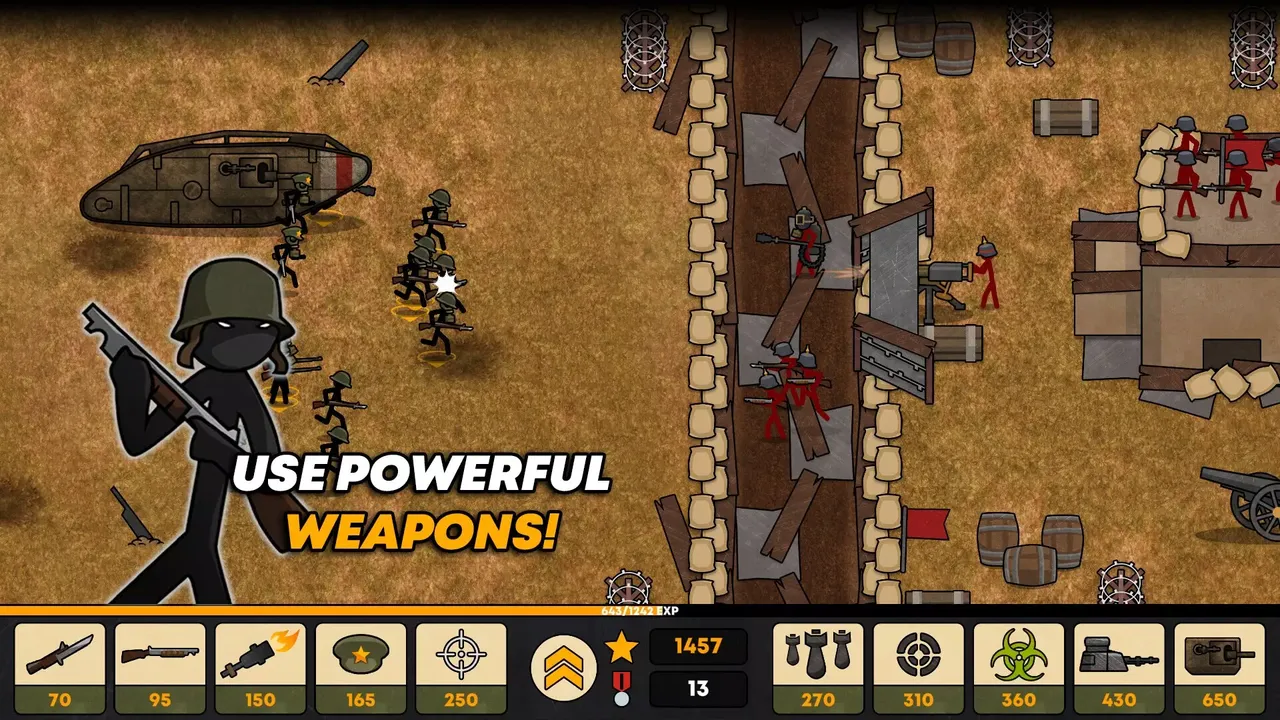 -Stickman Trenches-游戏截图-好玩游戏库