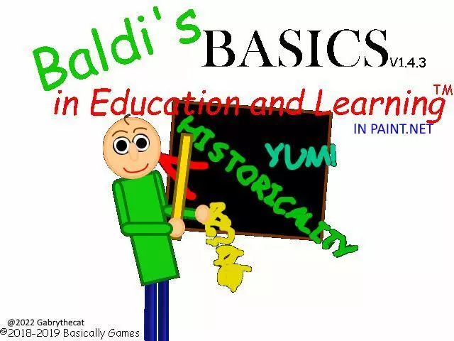 Baldi’s Basics In Paint.Net