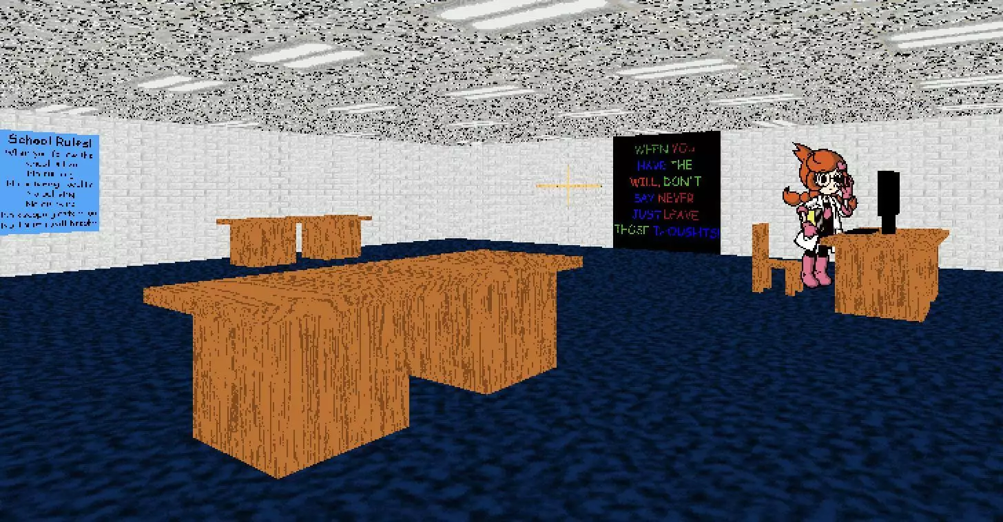 -Baldi's Basics 1 1/2: The Adequate School-游戏截图-好玩游戏库