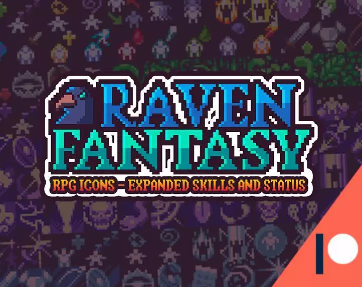 Raven Fantasy – RPG Icons, Pixel Art Icons, Textures and Sprites – Expanded Skills and Status