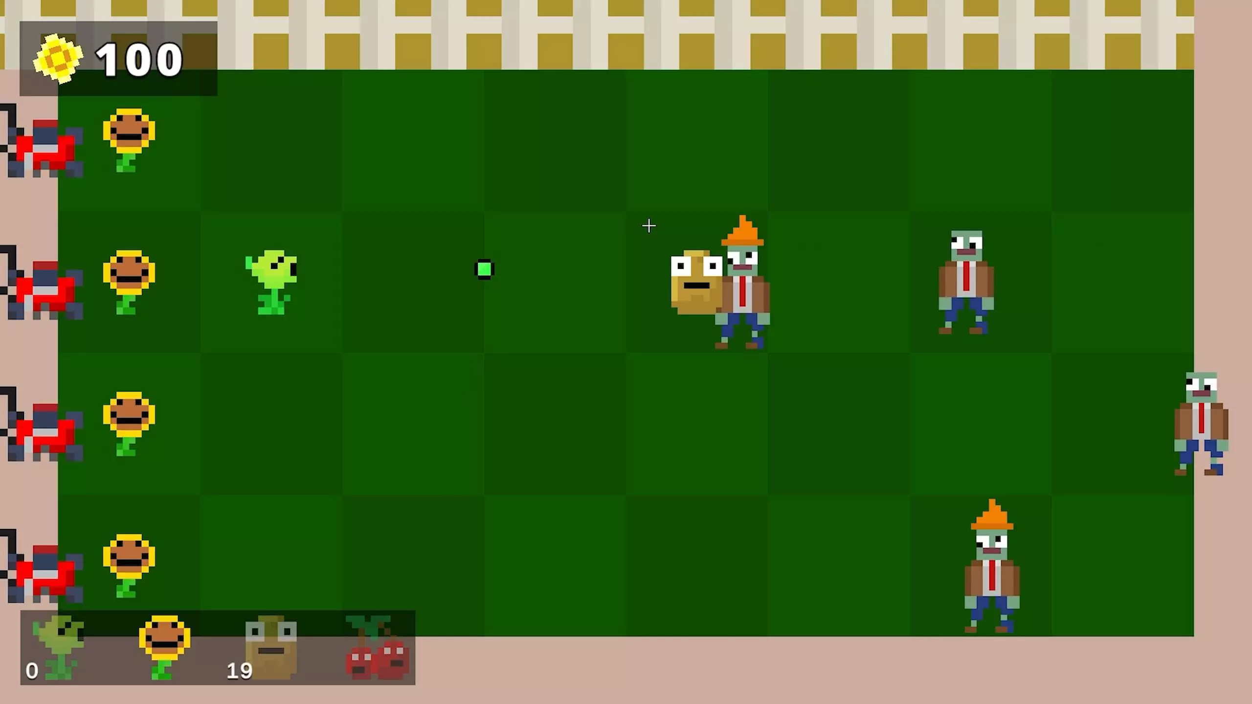 8-Bit Plants vs. Zombies