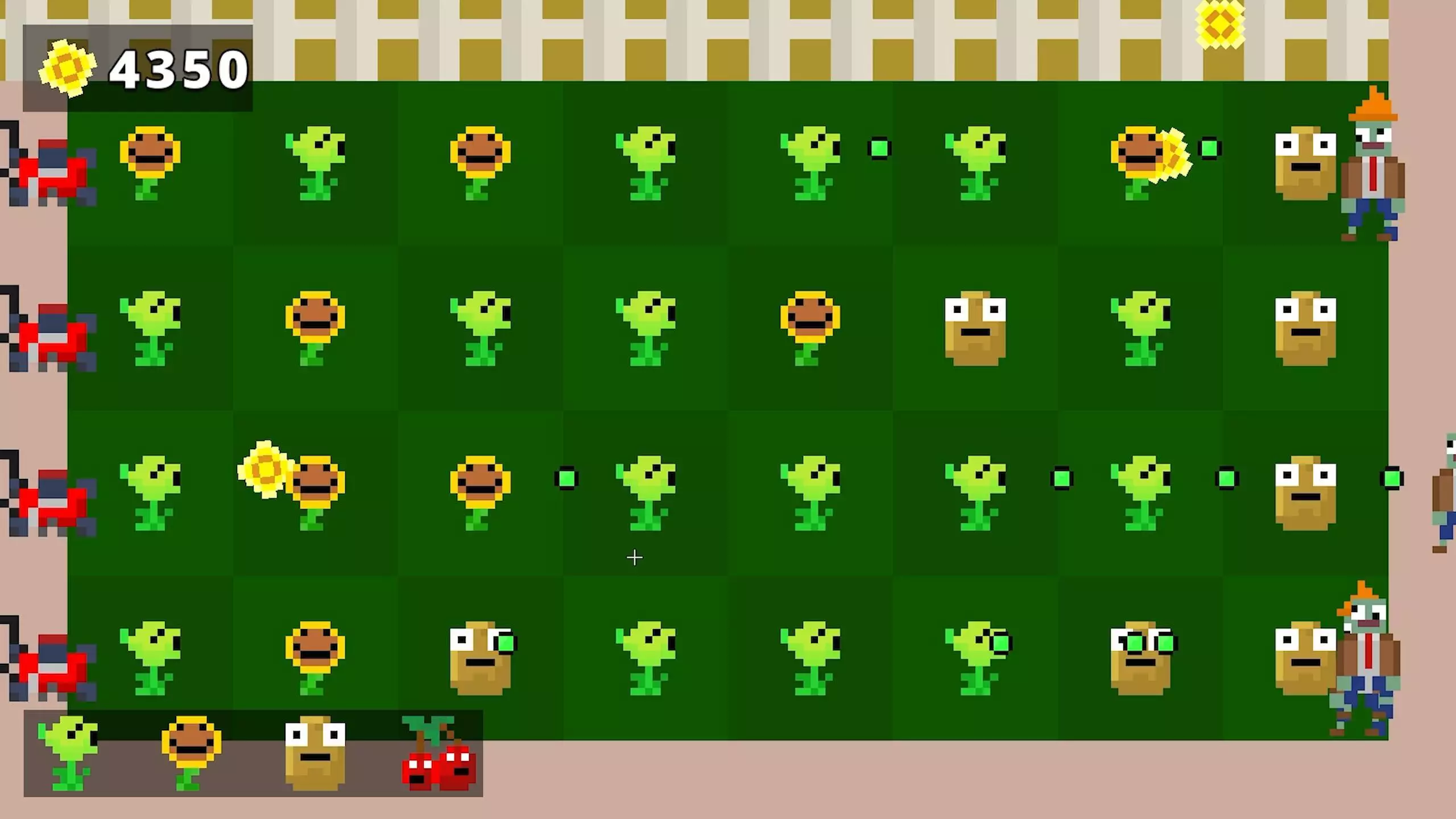 -8-Bit Plants vs. Zombies-游戏截图-好玩游戏库