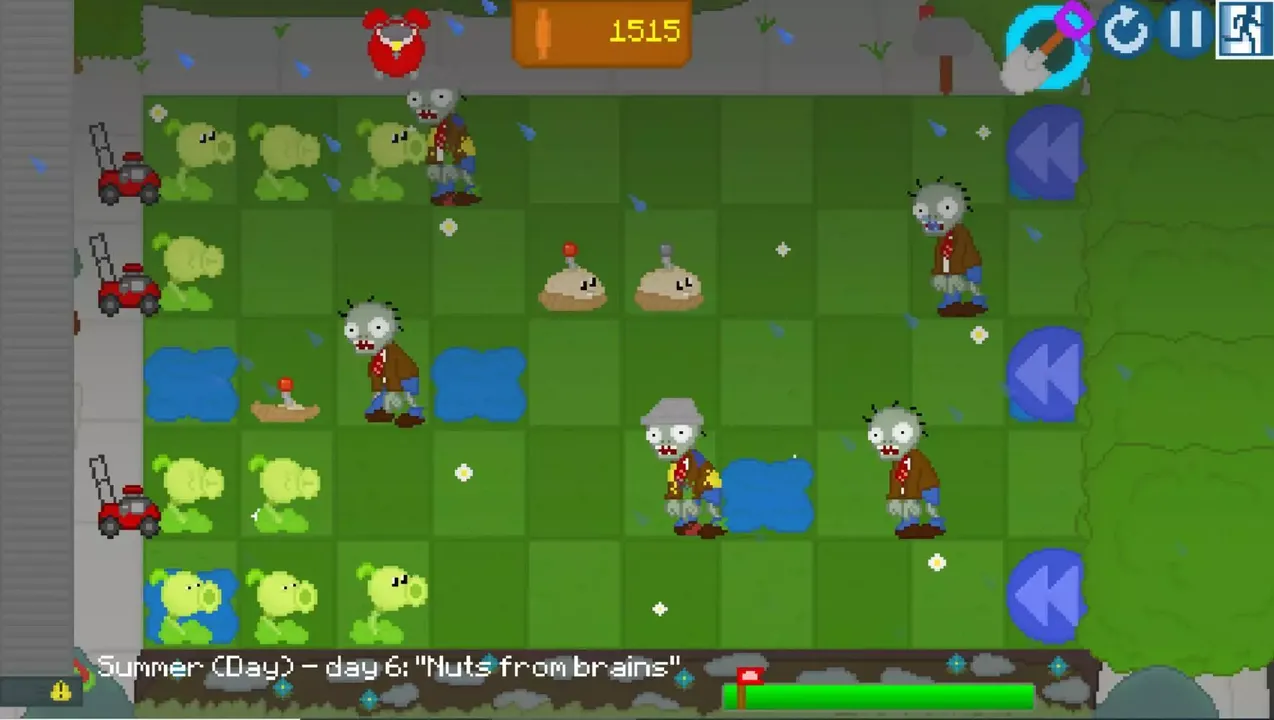 Plants vs Zombies 8-bit