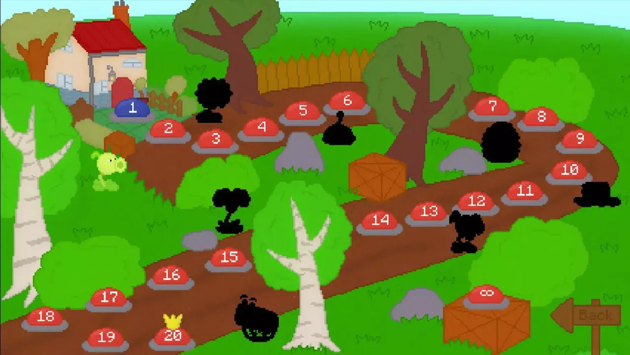 -Plants vs Zombies 8-bit-游戏截图-好玩游戏库