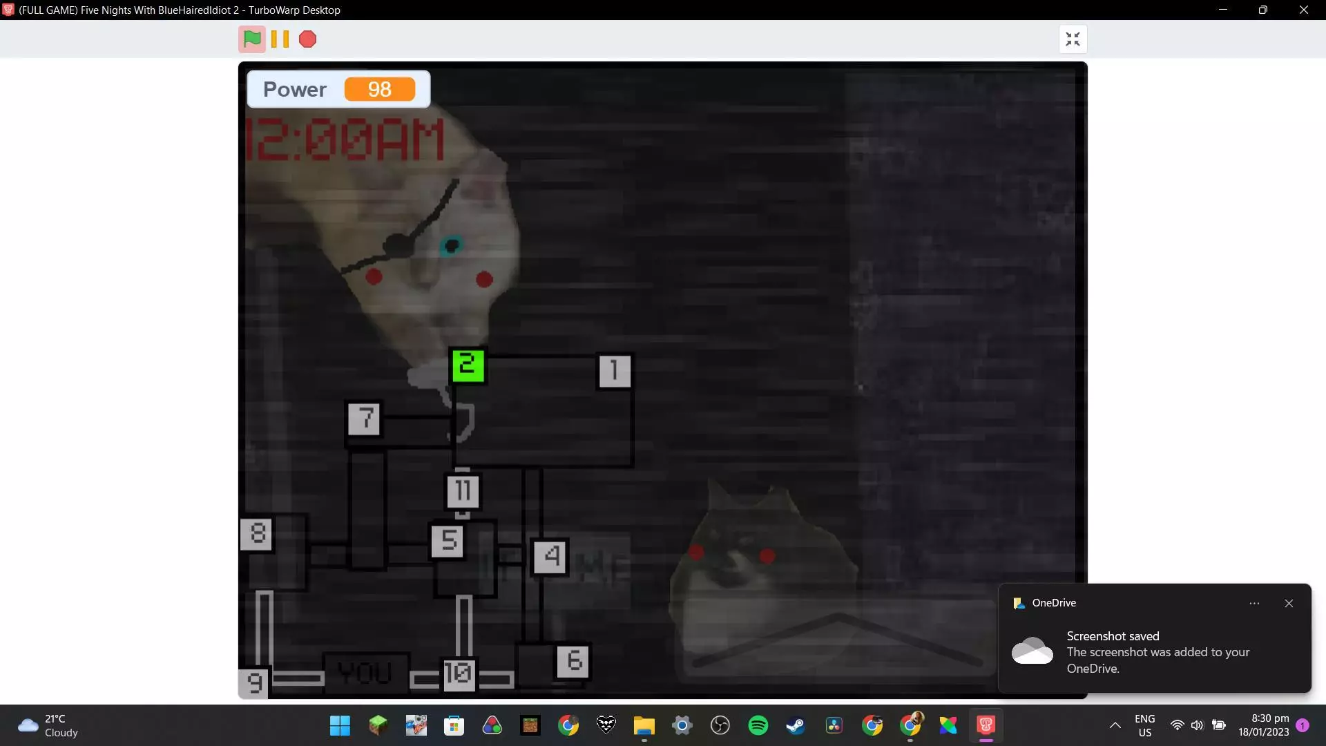 -Five Nights Five BlueHairedIdiot 2-游戏截图-好玩游戏库