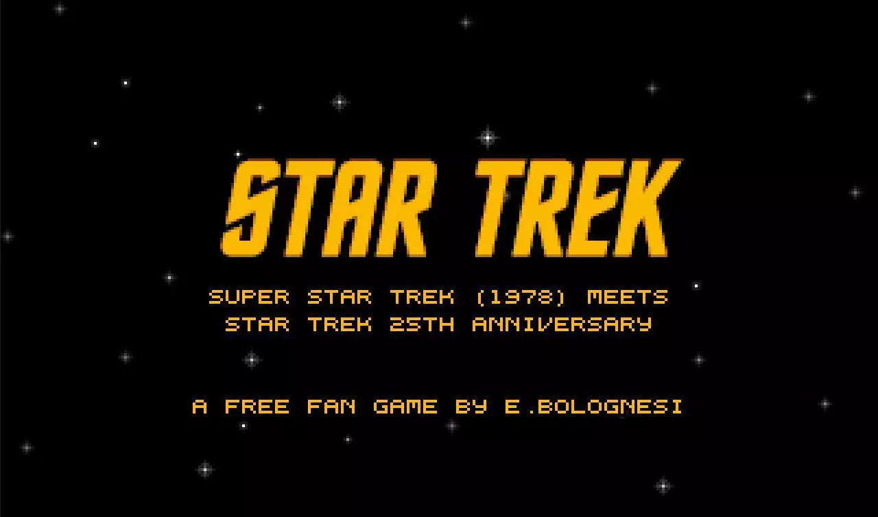 Super Star Trek 1978 meets 25th Anniversary