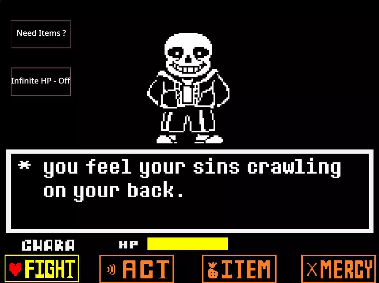 Undertale Sans Boss Fight Scratch
