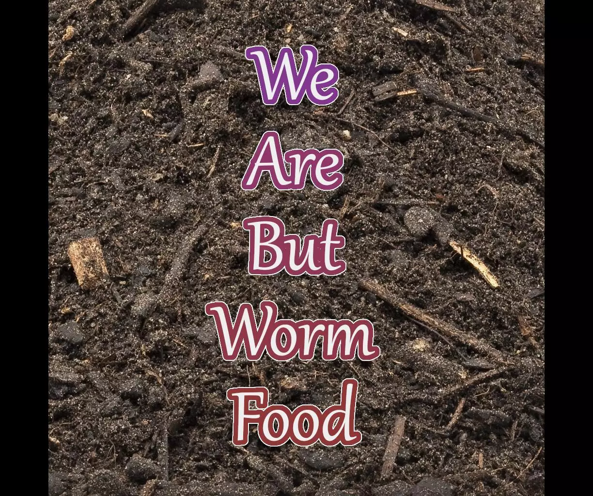 We Are But Worm Food: A One-Word RPG