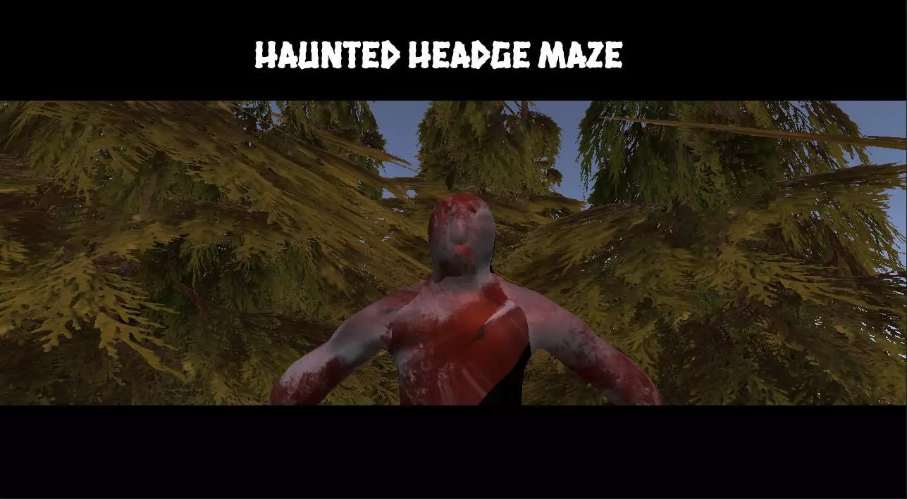 Haunted hedge maze