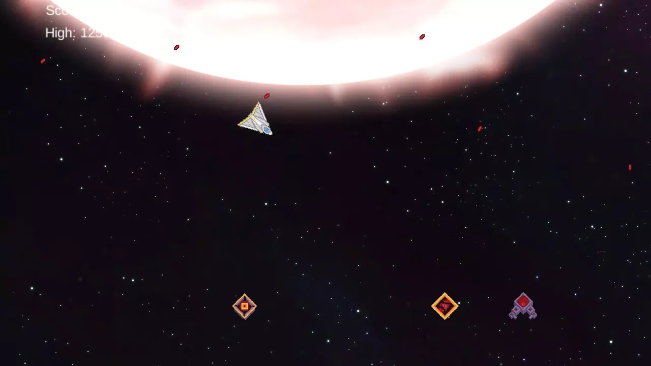 -2d space shooter h-游戏截图-好玩游戏库