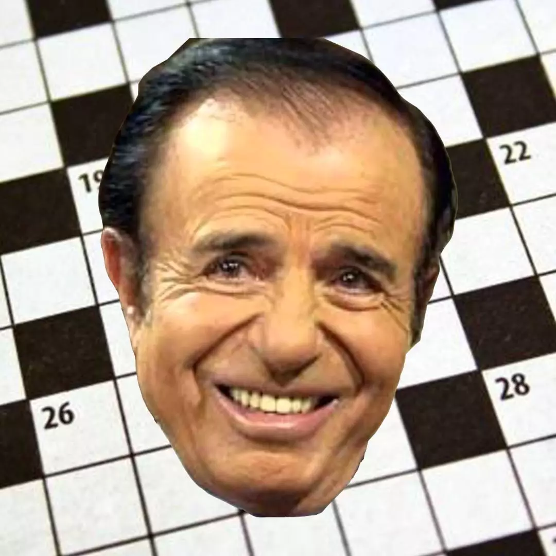 Menem lo hizo: el crucigrama