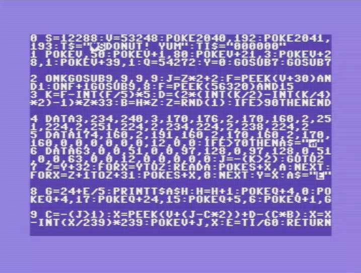 -Yum Yum Donut (C64) by Adam Whitney-游戏截图-好玩游戏库