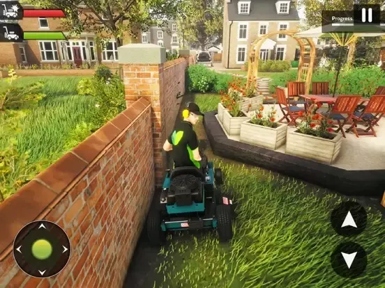 -Lawn Mower Grass Cutting Game-游戏截图-好玩游戏库