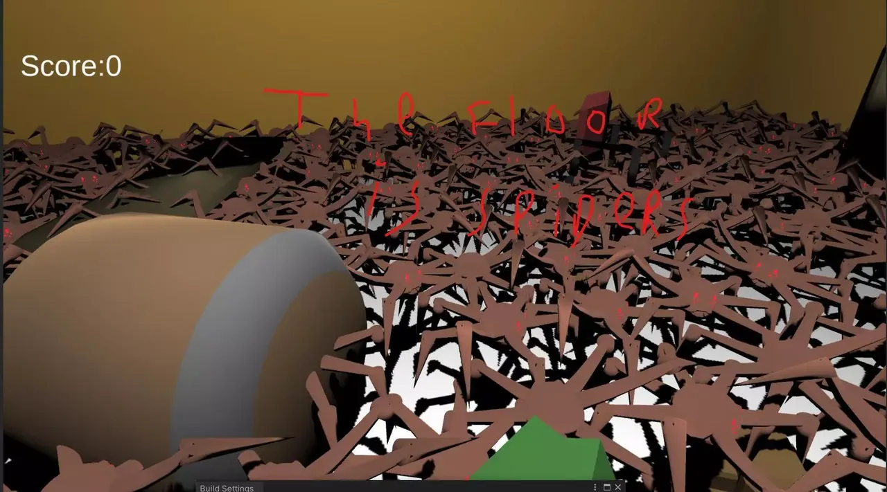 The Floor is Spiders