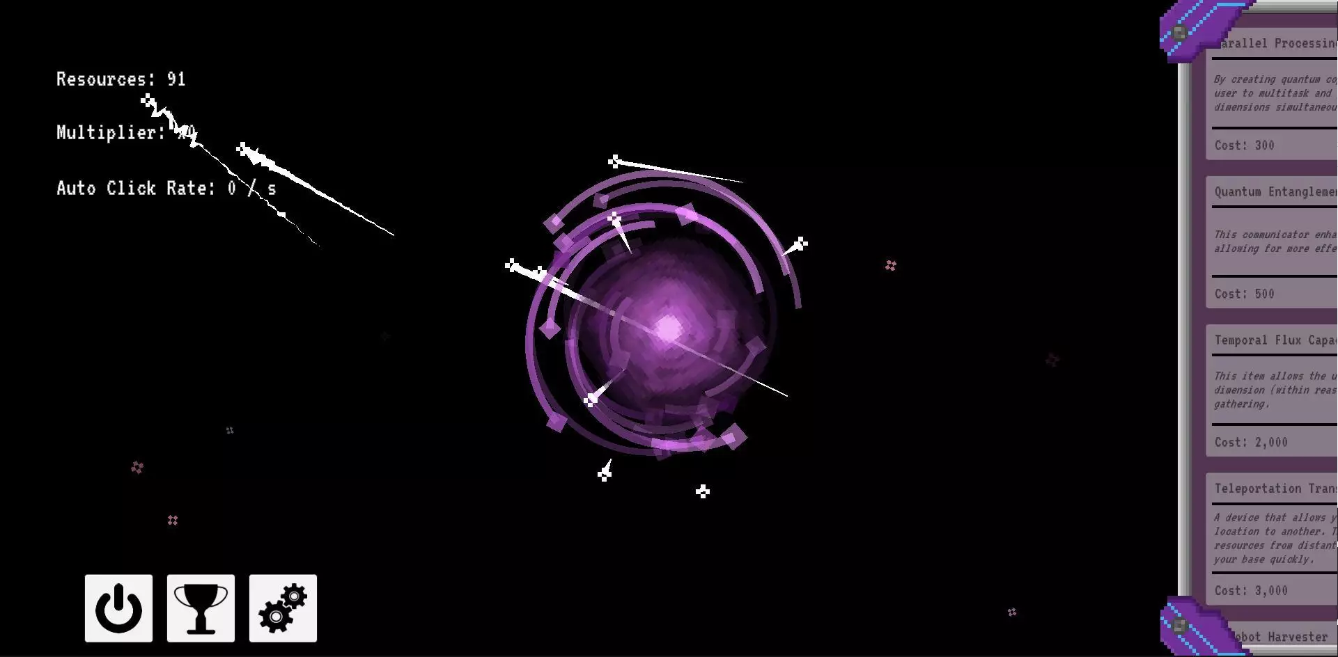 -Wormhole Harvest - Clicker Commander-游戏截图-好玩游戏库