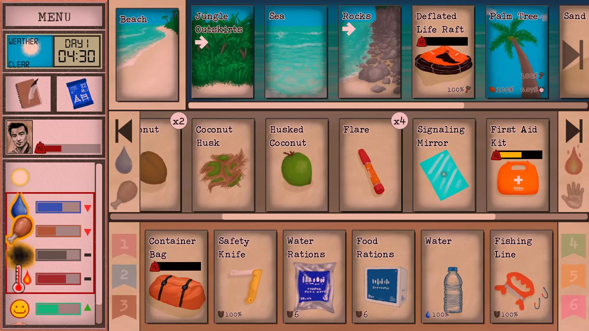 Card Survival: Tropical Island – The First Days