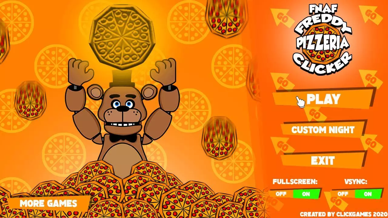 FNaF:Freddy Pizzeria Clicker REMASTERED (LazyGuyGames)