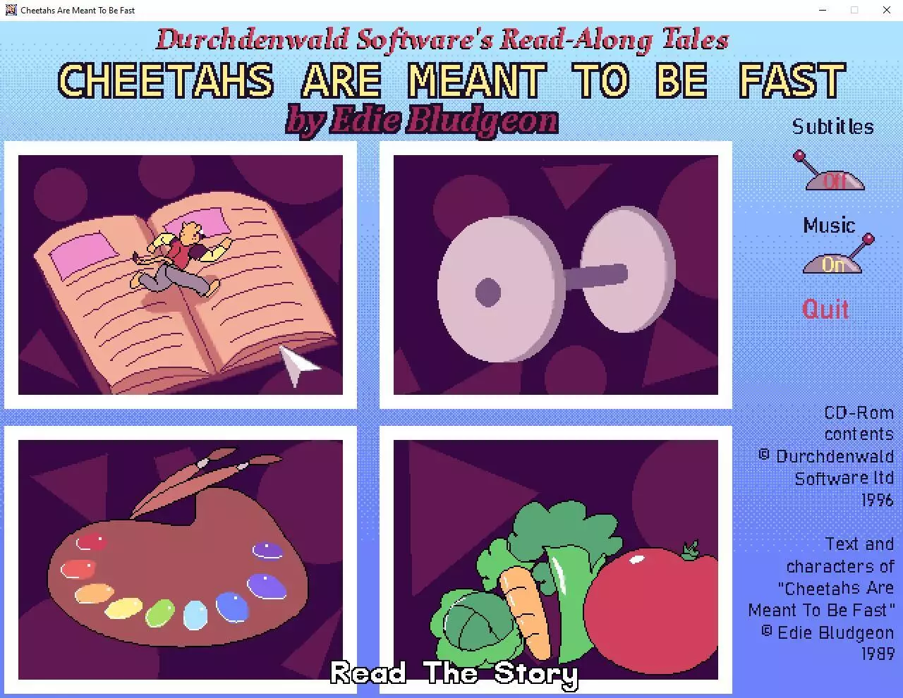 Cheetahs Are Meant To Be Fast (itch)