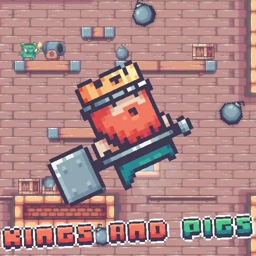 Kings and pigs – pixel platformer