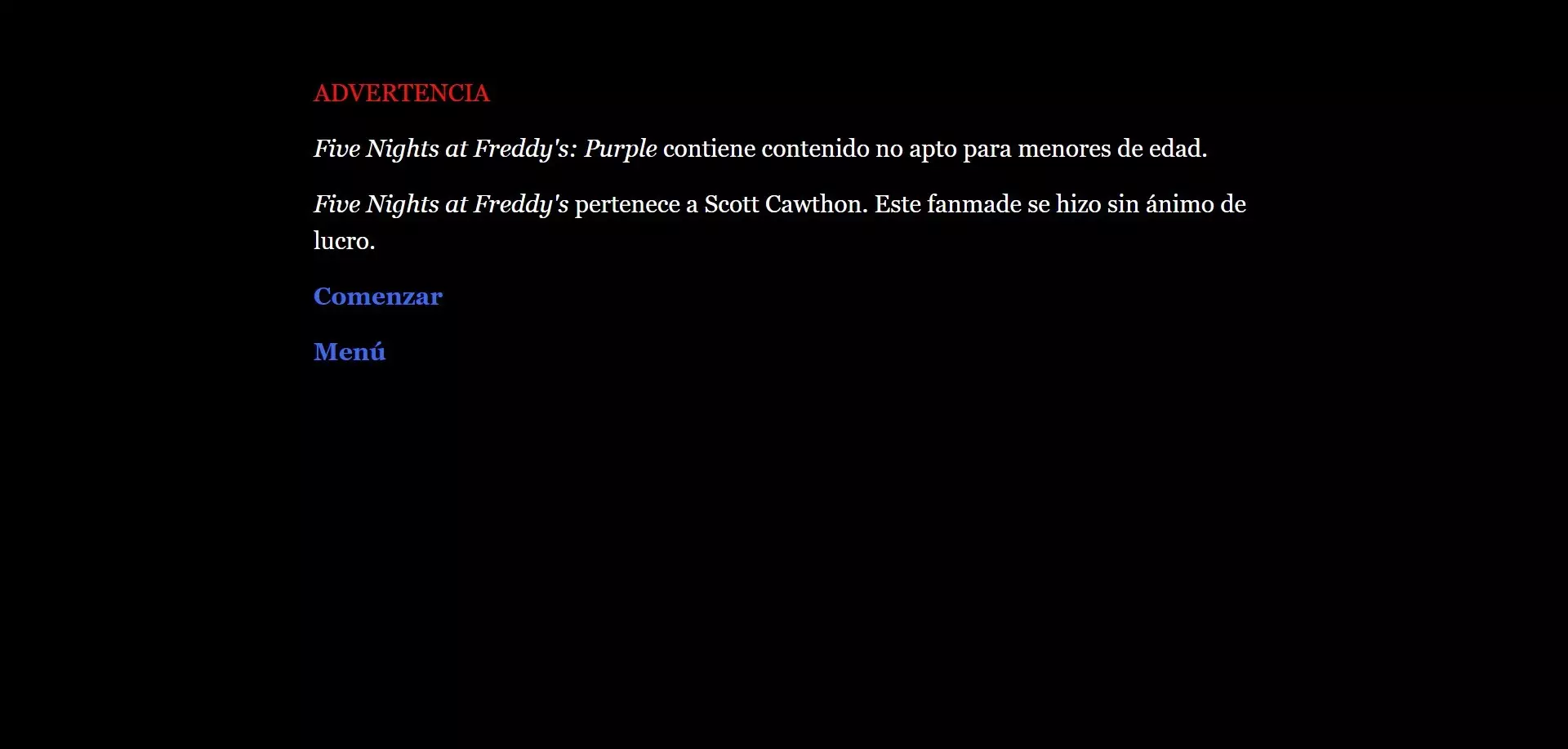 Five Nights at Freddy’s: Purple