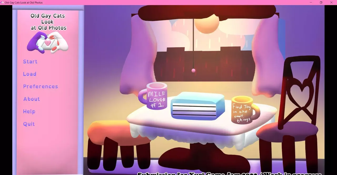 Old Gay Cats Look at Old Photos