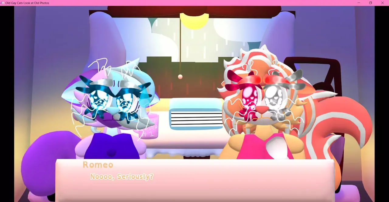 -Old Gay Cats Look at Old Photos-游戏截图-好玩游戏库