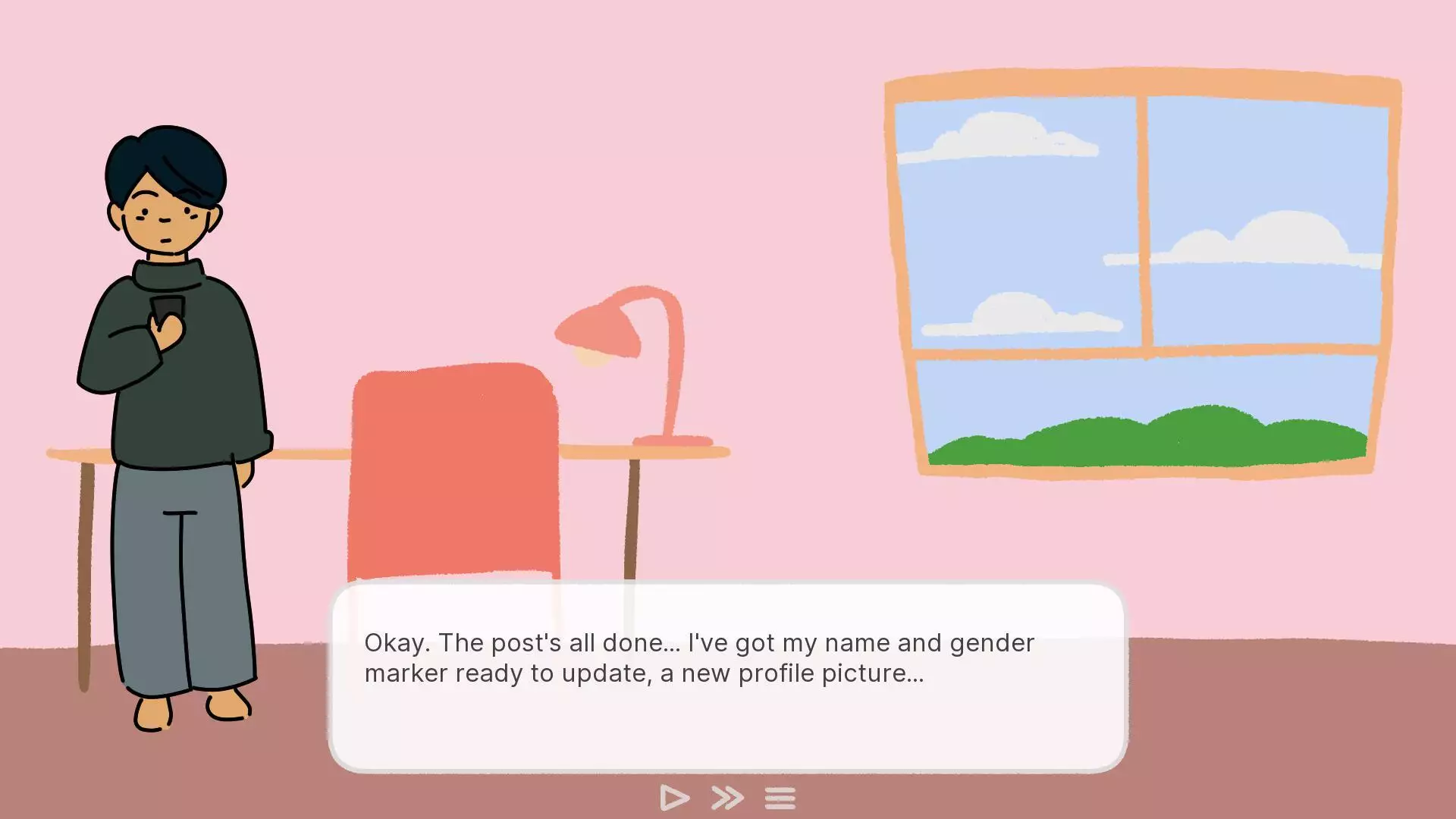 Marcus Comes Out Online