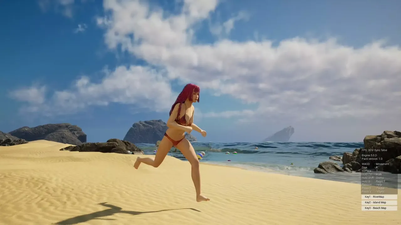 -☆IDOL GLAXY Fun at Beach with Paskey-游戏截图-好玩游戏库