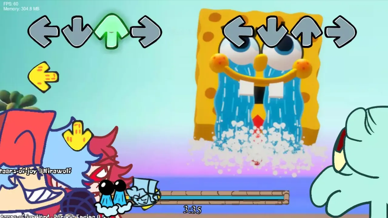 -Vs Spongebob Parodies V3 FNF for MAC-游戏截图-好玩游戏库