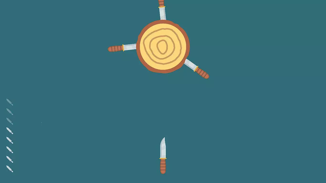 -Knife Hit Clone-游戏截图-好玩游戏库