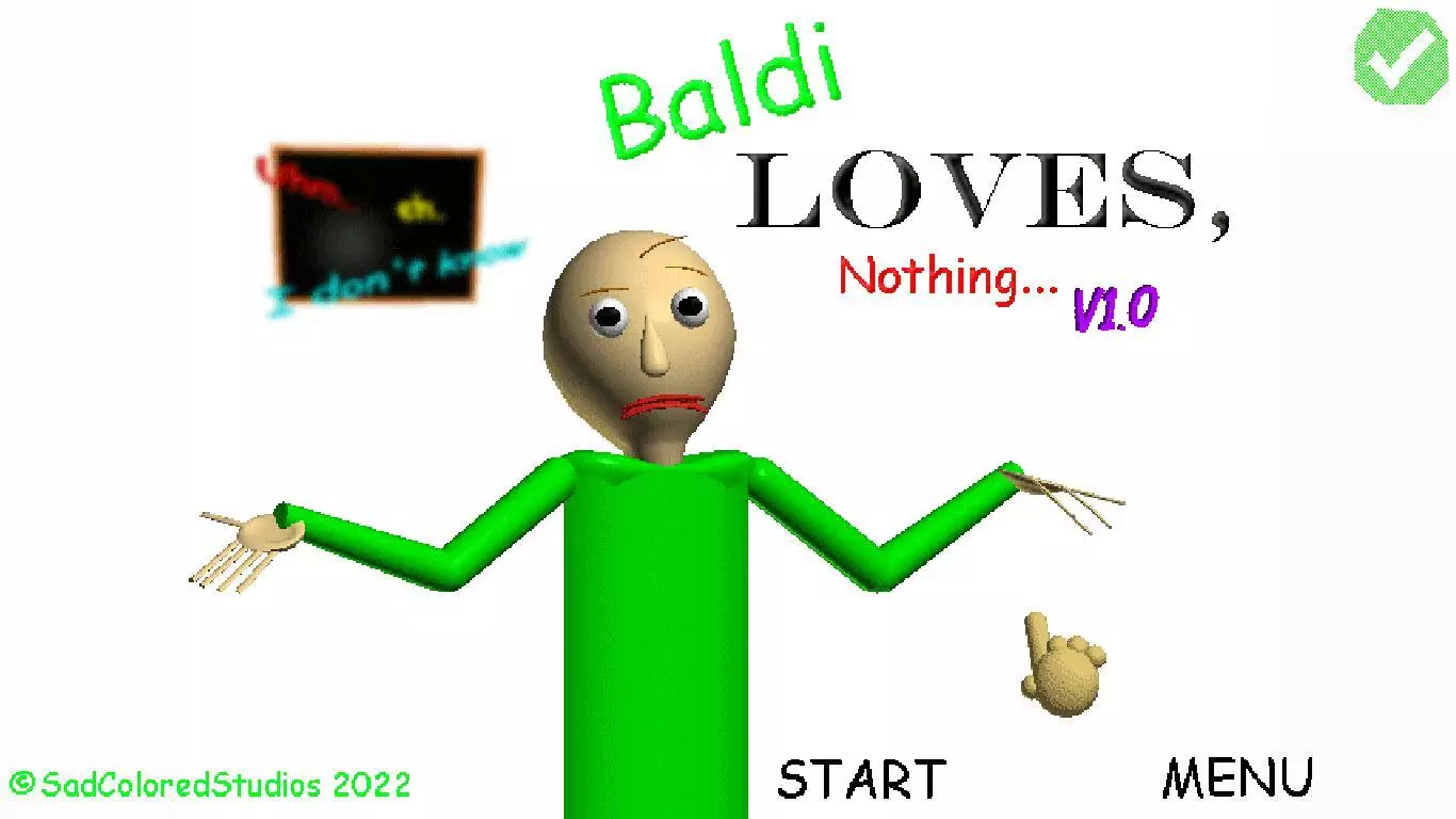 Baldi Loves Nothing.