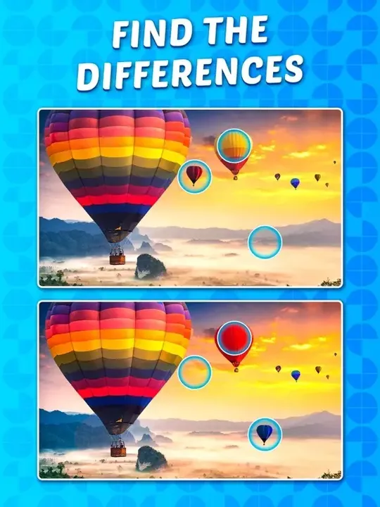 Find differences – brain game