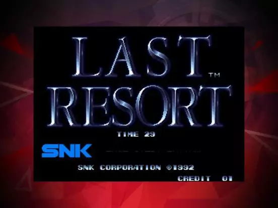 LAST RESORT ACA NEOGEO