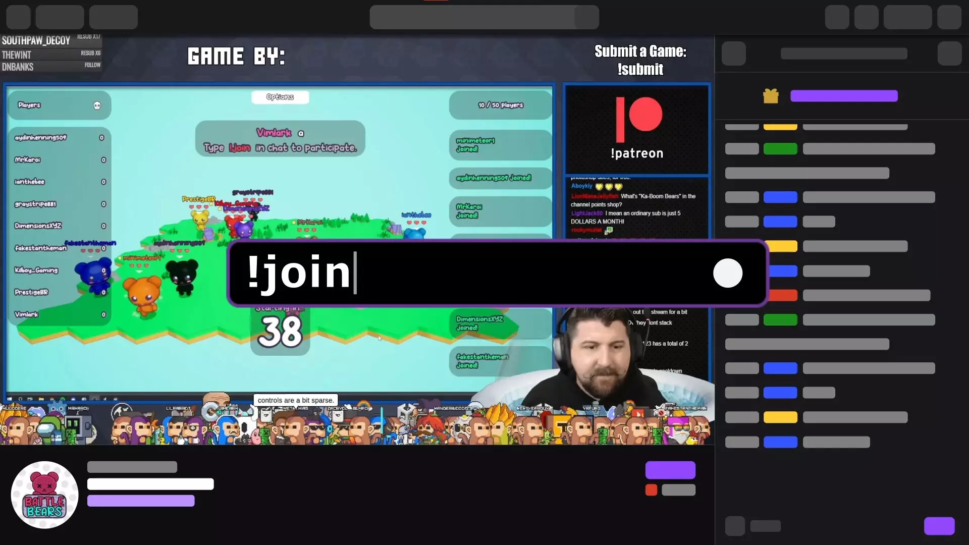 Boom Bears on Stream