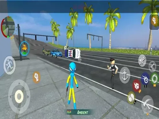 -Stickman Rope Hero Crime City-游戏截图-好玩游戏库