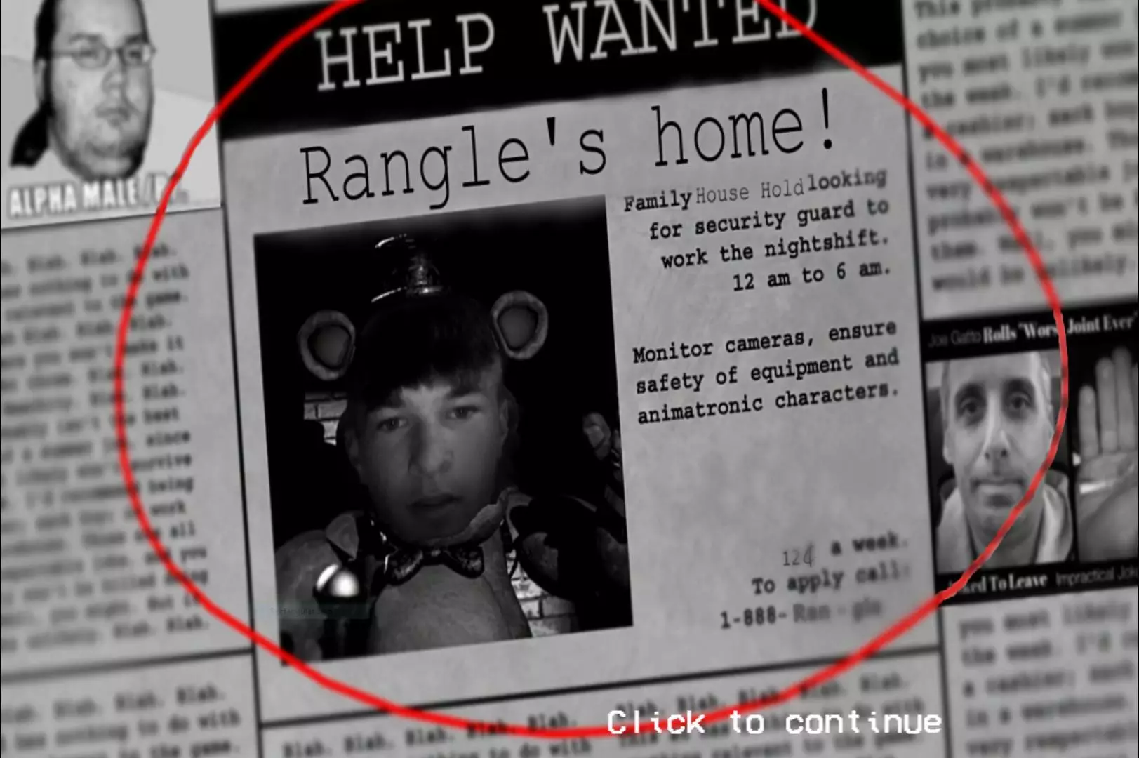 -Five Nights At Rowdy's: HTML5 EDITION-游戏截图-好玩游戏库