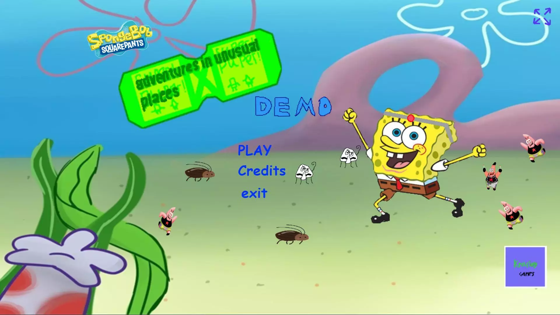 Spongebob Squarepants – Adventures in Unusual Places DEMO