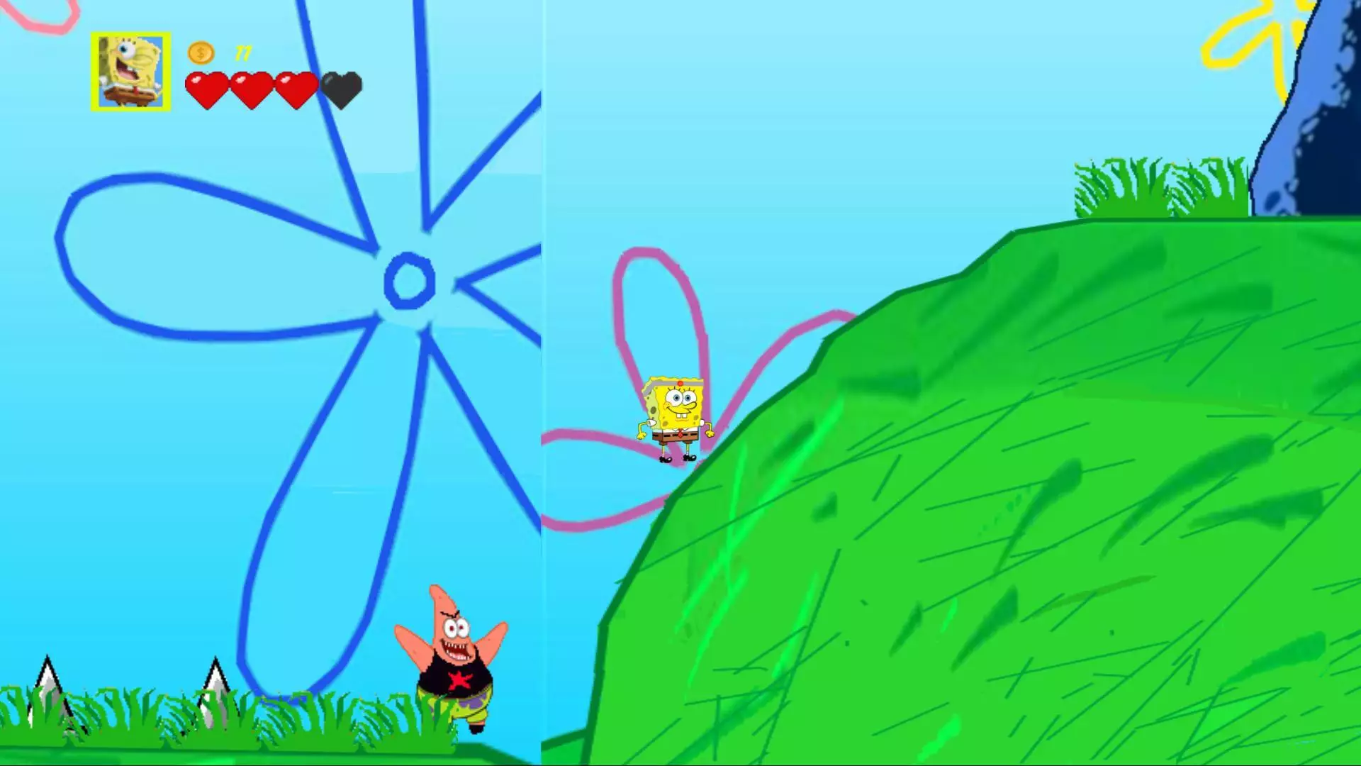 -Spongebob Squarepants - Adventures in Unusual Places DEMO-游戏截图-好玩游戏库