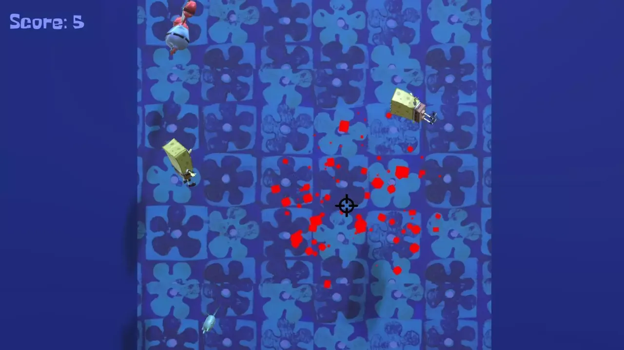 -KILL SPONGEBOB CHARACTERS !!!-游戏截图-好玩游戏库