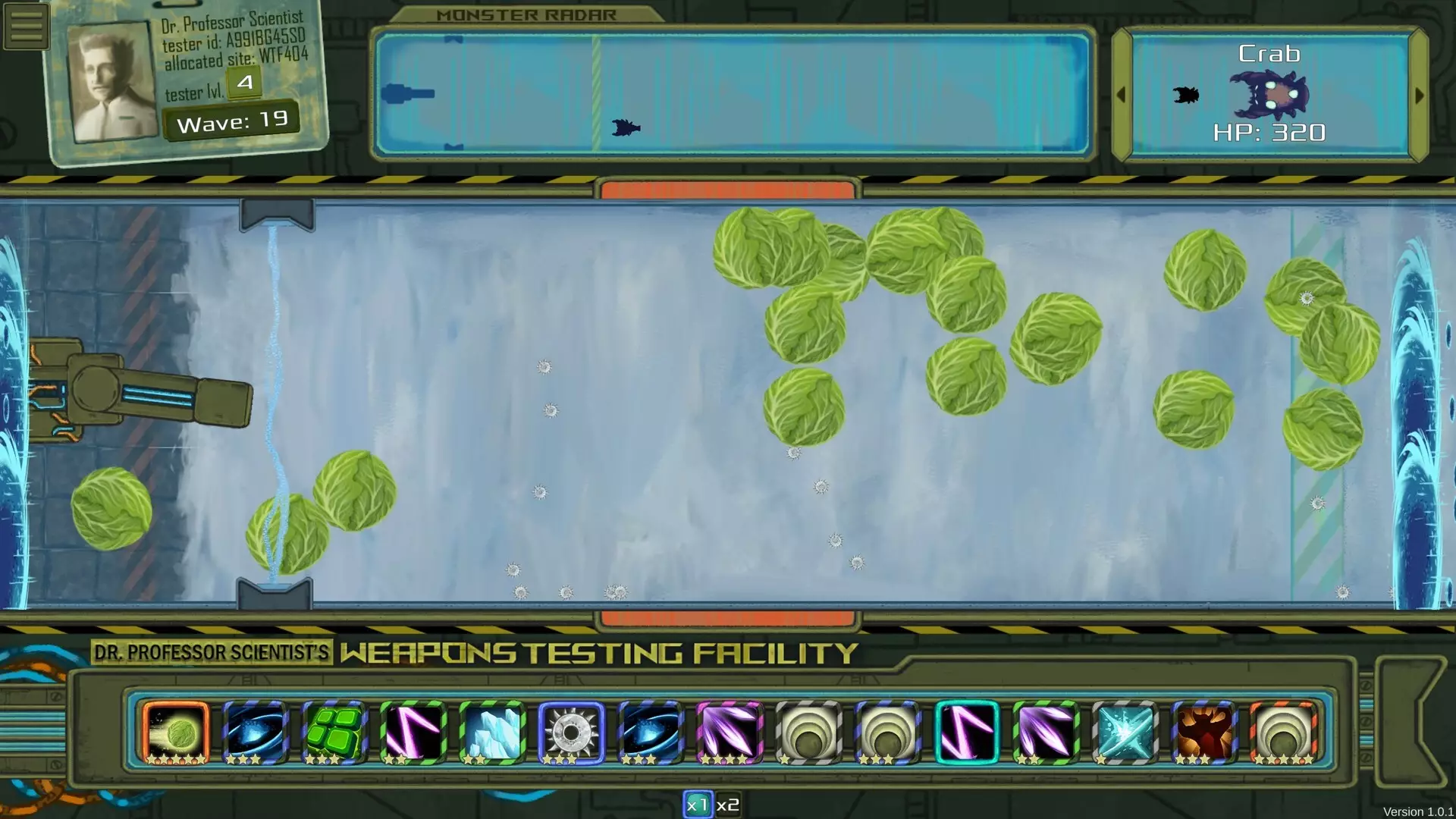 Dr. Professor Scientist’s Weapons Testing Facility