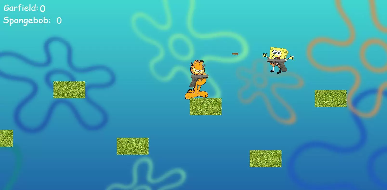 -Spongebob VS Garfield a death with a truth-游戏截图-好玩游戏库