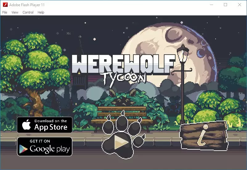 Werewolf Tycoon Flash Game: Exe edition