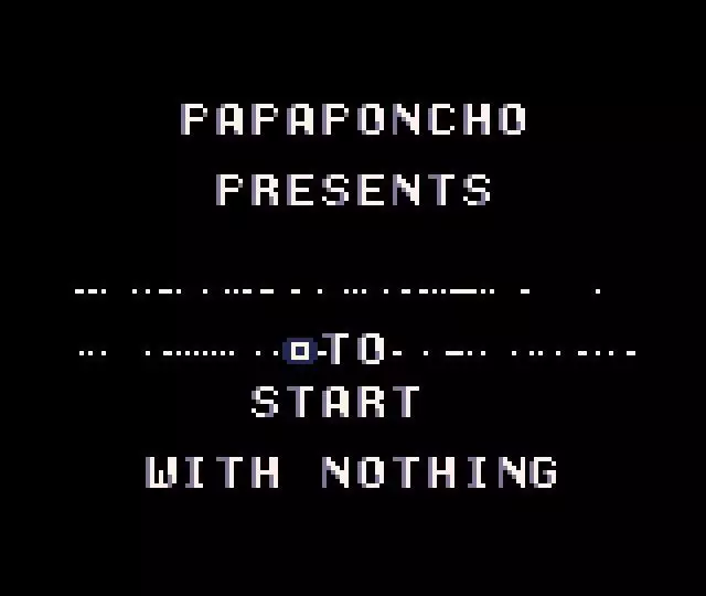 Ludum Dare 45−Start With Nothing