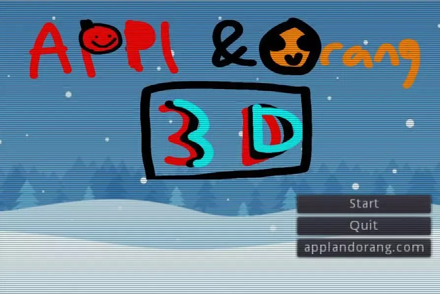 Appl and Orang 3d: The Christmas Advatr