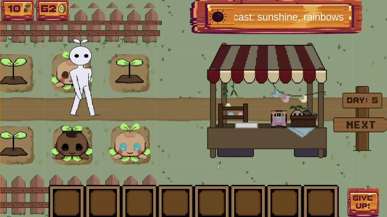 Sprouts (BobaFrogStudios, VioletDes, unagidon, jessicanam, dananacon)